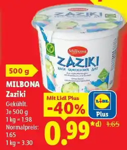 Lidl MILBONA Zaziki Angebot