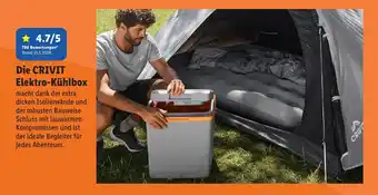 Die CRIVIT Elektro-Kühlbox
