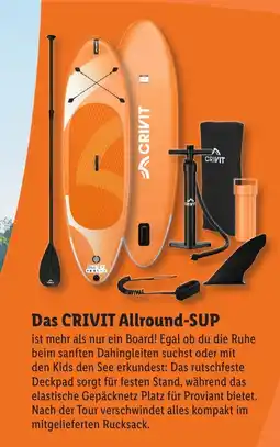 Lidl Das CRIVIT Allround-SUP Angebot