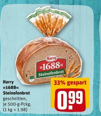 REWE Harry »1688« steinofenbrot Angebot