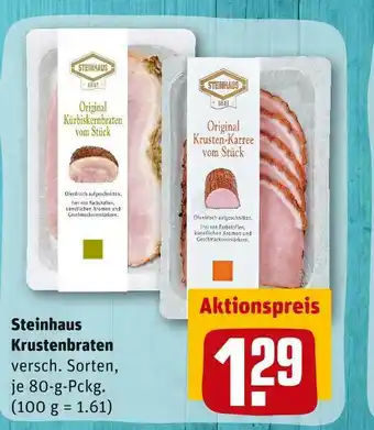 REWE Steinhaus krustenbraten Angebot