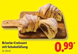 Lidl Brioche-Croissant mit Schokofüllung Angebot