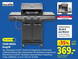 Lidl CHAR-BROIL Gasgrill Angebot