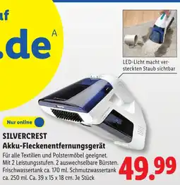 Lidl SILVERCREST Akku-Fleckenentfernungsgerät Angebot