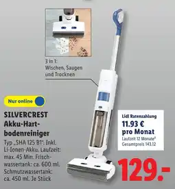 Lidl SILVERCREST Akku-Hartbodenreiniger Angebot
