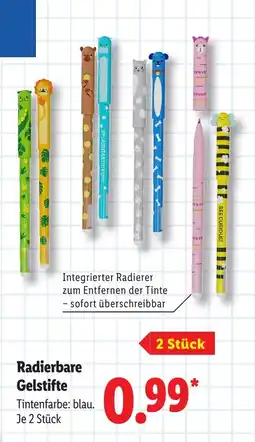 Lidl Radierbare Gelstifte Angebot