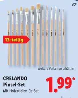 Lidl CRELANDO Pinsel-Set Angebot
