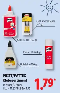 Lidl PRITT/PATTEX Klebesortiment Angebot