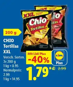 Lidl CHIO Tortillas XXL Angebot