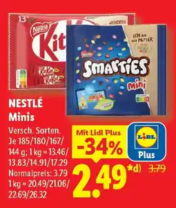 Lidl NESTLÉ Minis Angebot