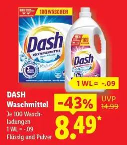 Lidl DASH Waschmittel Angebot