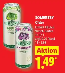 Lidl SOMERSBY Cider Angebot