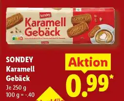 Lidl SONDEY Karamell Gebäck Angebot