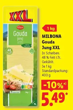 Lidl MILBONA Gouda Jung XXL Angebot
