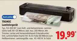 Lidl TRONIC Laminiergerät Angebot