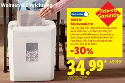 Lidl TRONIC Aktenvernichter Angebot