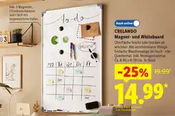 Lidl CRELANDO Magnet- und Whiteboard Angebot