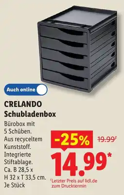 Lidl CRELANDO Schubladenbox Angebot