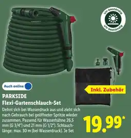 Lidl PARKSIDE Flexi-Gartenschlauch-Set Angebot