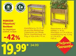 Lidl PARKSIDE Pflanztisch/ Hochbeet Angebot