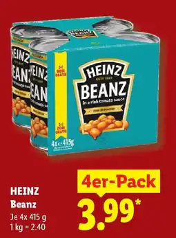 Lidl HEINZ Beanz Angebot