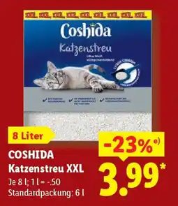 Lidl COSHIDA Katzenstreu XXL Angebot