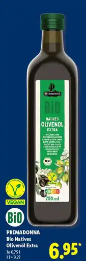 Lidl PRIMADONNA Bio Natives Olivenöl Extra Angebot