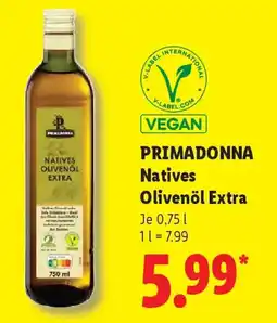 Lidl PRIMADONNA Natives Olivenöl Extra Angebot