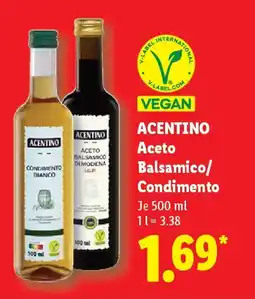 Lidl ACENTINO Aceto Balsamico/ Condimento Angebot