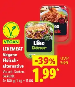 Lidl LIKEMEAT Vegane Fleischalternative Angebot