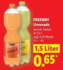 Lidl FREEWAY Limonade Angebot