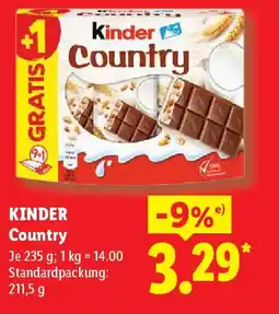 Lidl KINDER Country Angebot