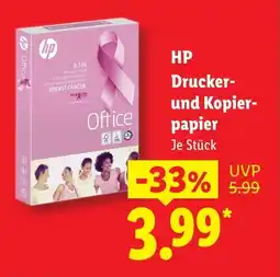 Lidl HP Drucker- und Kopierpapier Angebot