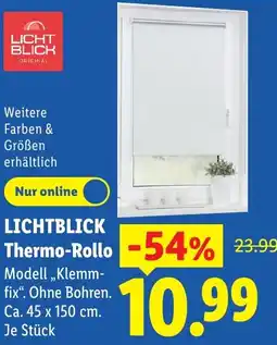 Lidl LICHTBLICK Thermo-Rollo Angebot