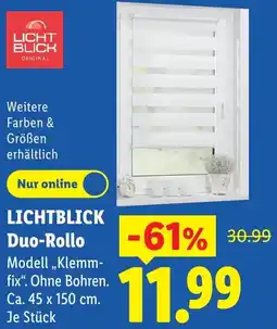 Lidl LICHTBLICK Duo-Rollo Angebot