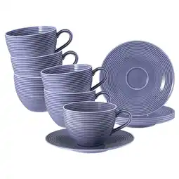 Netto Marken-Discount Seltmann Weiden Teetassen mit Untertassen Beat Color Glaze 140 ml 6er Set Angebot