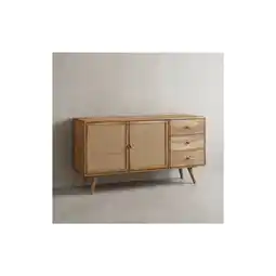 Netto Marken-Discount KADIMA DESIGN Mangoholz Sideboard, Unique Design, Stabile Konstruktion, Großer Stauraum Angebot