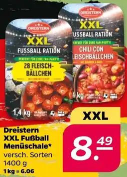 Netto Dreistern XXL Fußball Menüschale Angebot