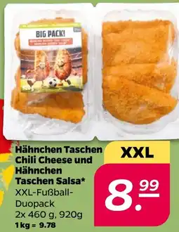 Netto Hähnchen Taschen Chili Cheese und Hähnchen Taschen Salsa Angebot