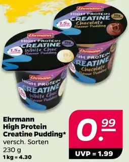 Netto Ehrmann High Protein Creatine Pudding Angebot