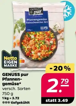 Netto GENUSS pur Pfannengemüse Angebot