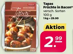 Netto Tapas Früchte in Bacon Angebot