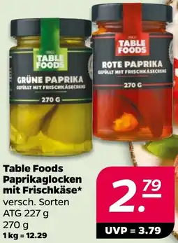 Netto Table Foods Paprikaglocken mit Frischkäse Angebot