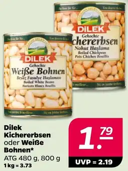 Netto Dilek Kichererbsen oder Weiße Bohnen Angebot