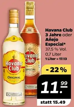 Netto Havana Club 3 Jahre oder Añejo Especial Angebot