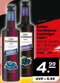 Netto Echter Nordhäuser Fruchtiger Likör Angebot