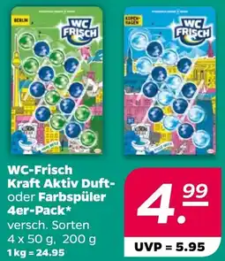Netto WC-Frisch Kraft Aktiv Duft oder Farbspüler 4er-Pack Angebot