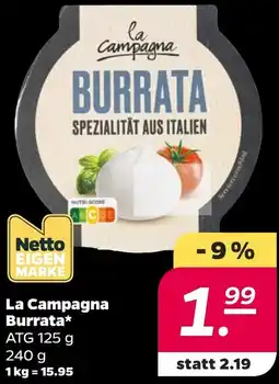 Netto La Campagna Burrata Angebot