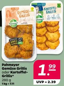 Netto Pahmeyer Gemüse Grillis oder Kartoffel Grillis Angebot