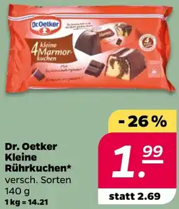 Netto Dr. Oetker Kleine Rührkuchen Angebot